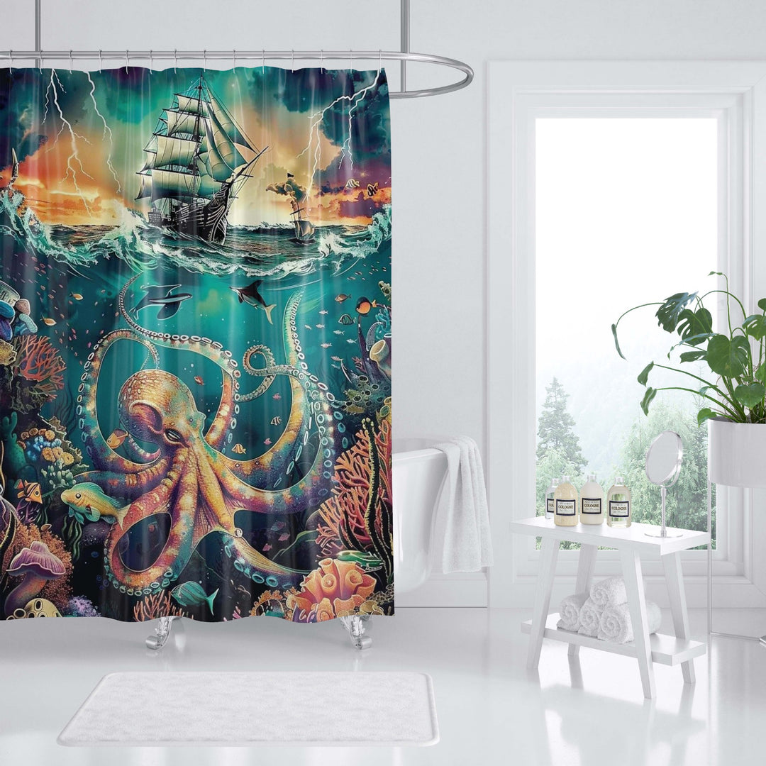 Havtema Kunst Duschgardin Skanto