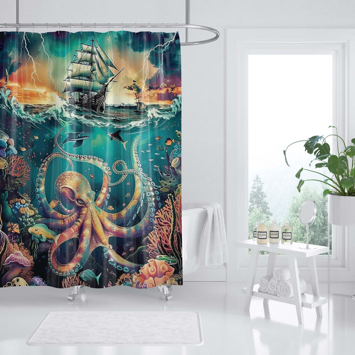 Havtema Kunst Duschgardin Skanto