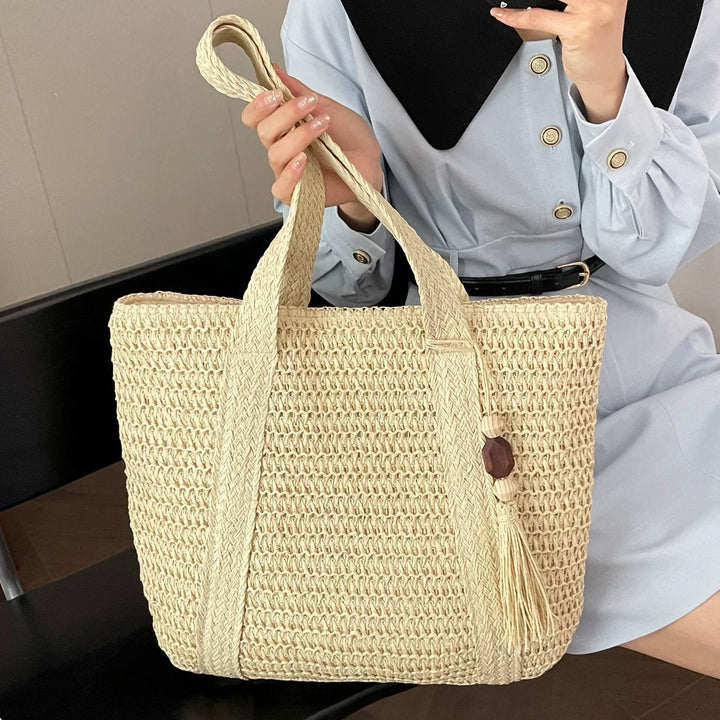 Romslig og stilfull strandbag Skanto