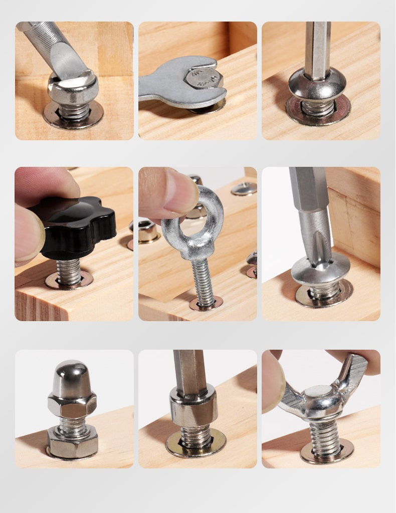 Norvo | EcoToys Montessori Brannbil | Oppdag kreativitet - Pedagogiske leker for barn