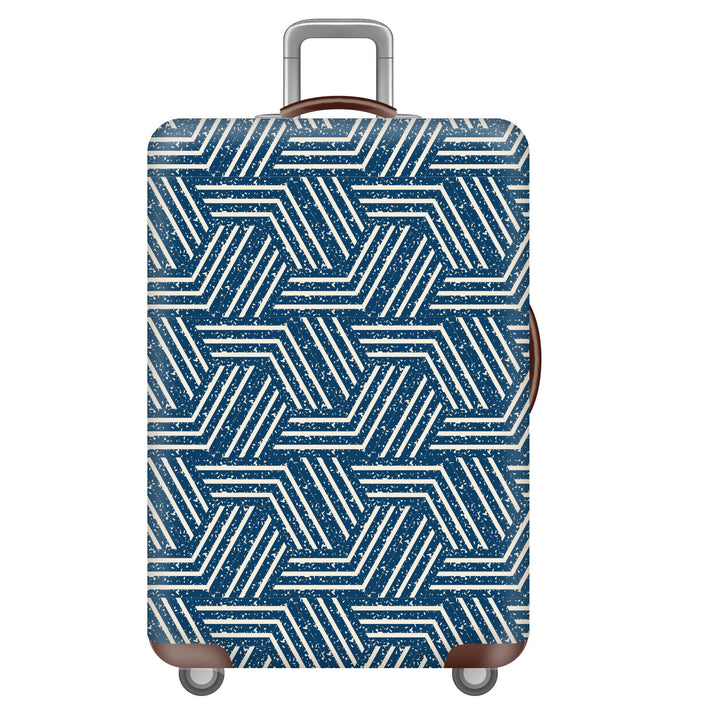 Unisex nan elastisk koffertrekk med tropisk bladmønster, dehningsbeskyttelse for hard skall og softcase Skanto