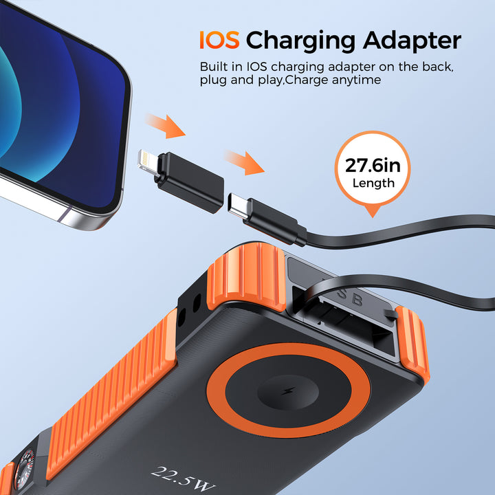 Bærbar Solenergi Powerbank Skanto