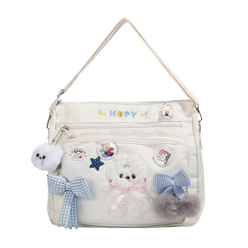 Plush Dekorert Håndveske Skanto