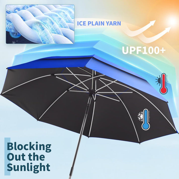 Dame Justerbar Strandparasol Skanto