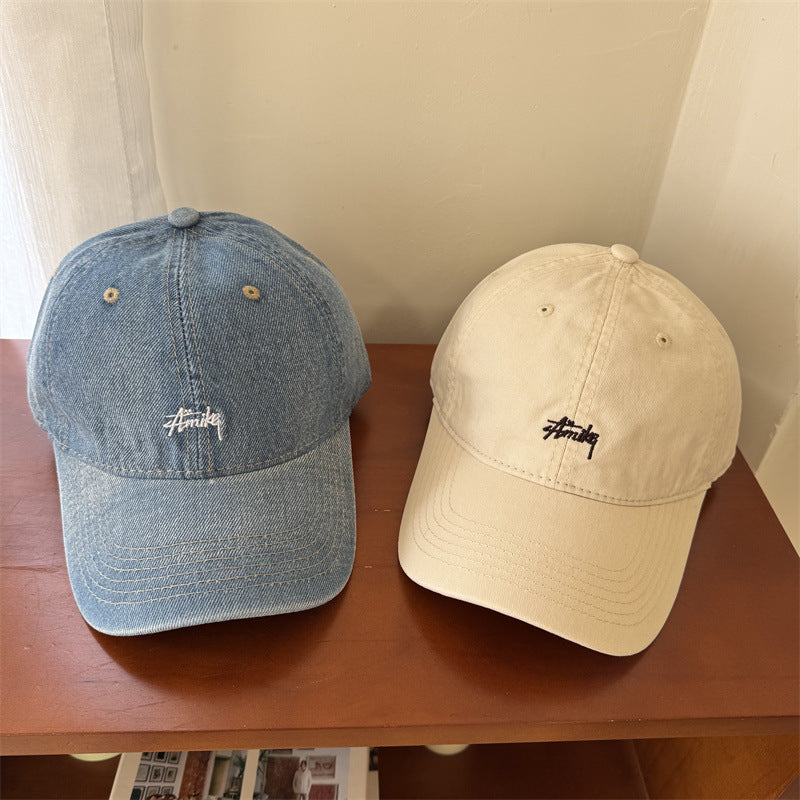 Herre Stilig Denim Baseball Caps Skanto