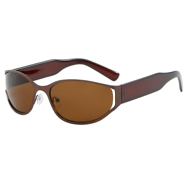 Women's modern sunglasses with elegant contours and protective UV filter Skanto