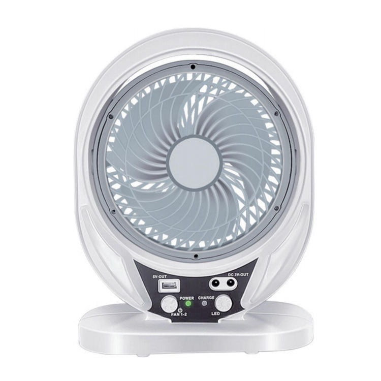 Kvinnelignende bærbar 4-i-1 solfane med LED-lampe Skanto