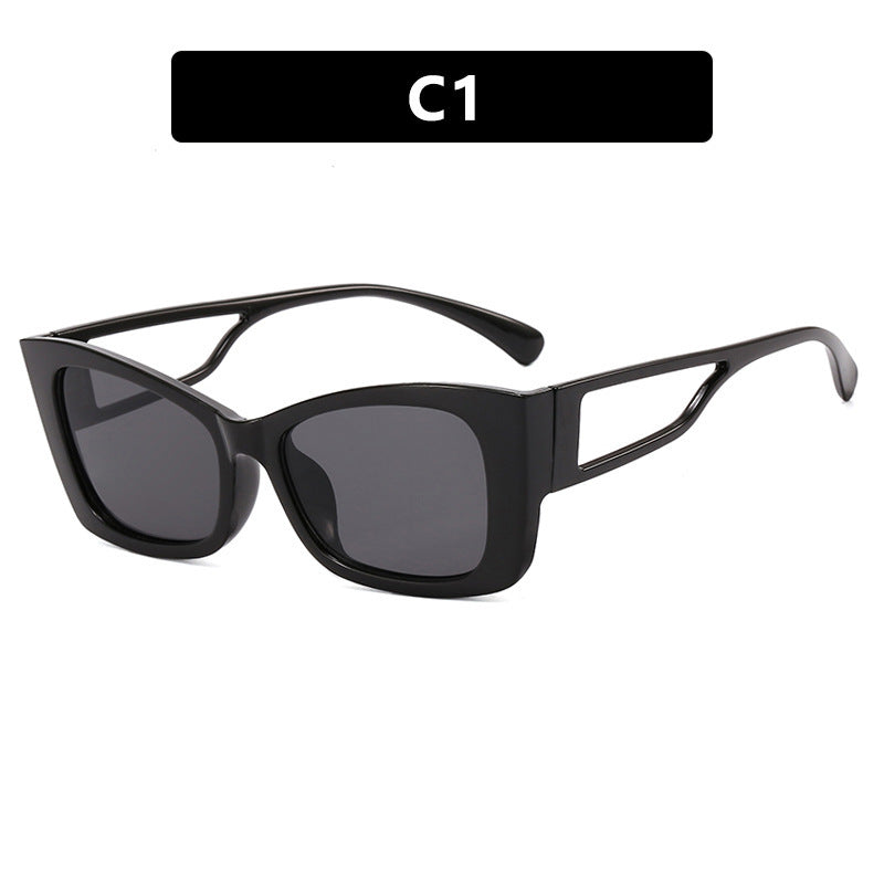 Dame moteriktig solbrille med innovativ ramme Skanto