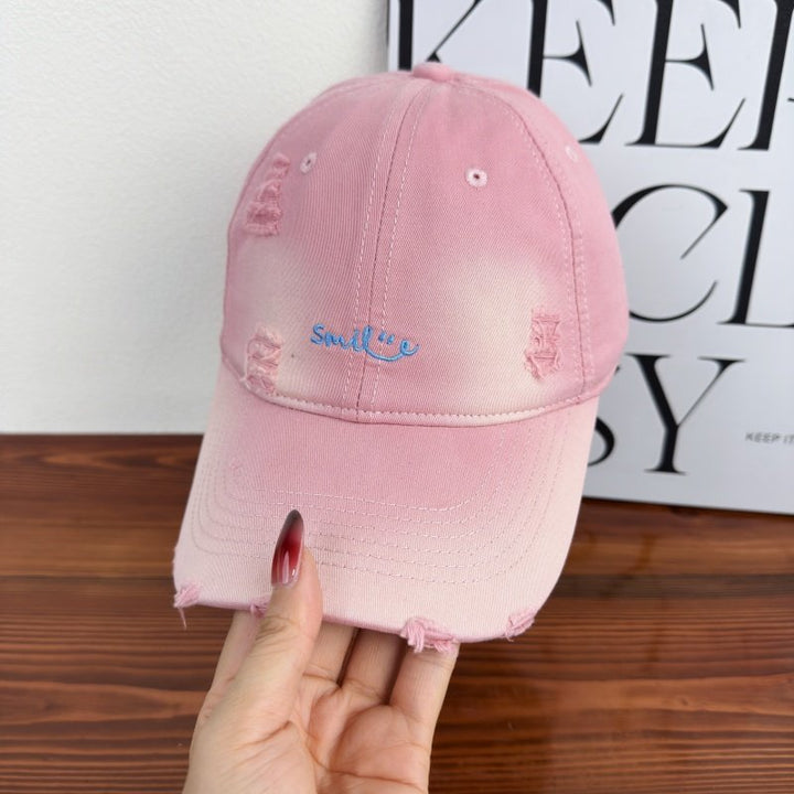 Kvinne Slitt Bomull Baseball Caps Skanto 1784270843