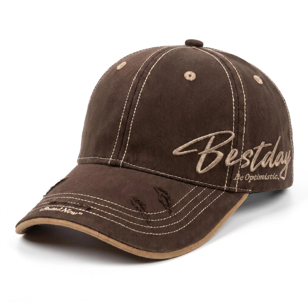 Herre Slitt Casual Bomulls Baseball Caps Skanto