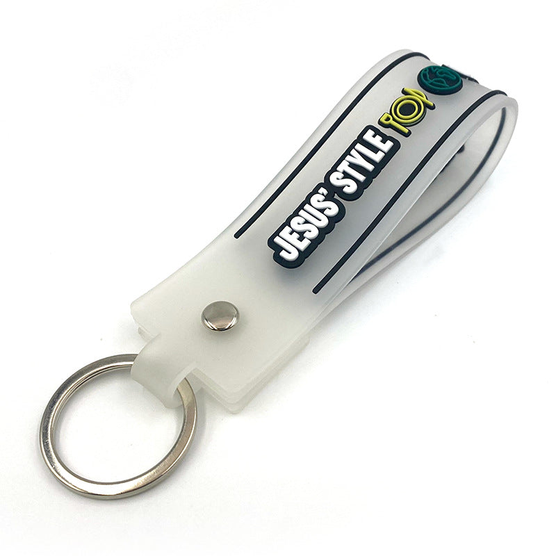 Unisex Silicone Keychain Holder Luggage Tag Skanto