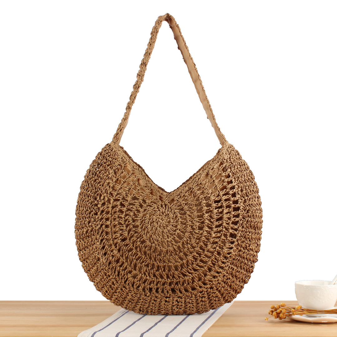 Flettet skulderveske i modern boho-design Skanto