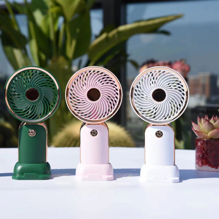 Dame Bærbar Mini-vifte med innovativt spiraldesign Skanto