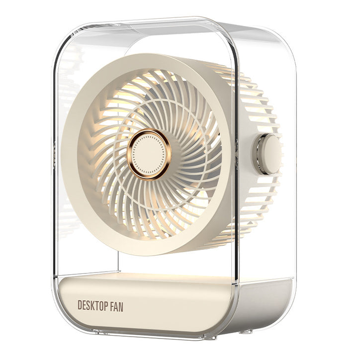 Unisex Transparent Design Desktop Air Circulator Skanto