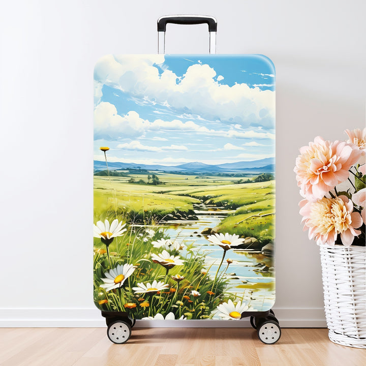 Kunstnerisk Blomster Hardt skall Koffert Skanto