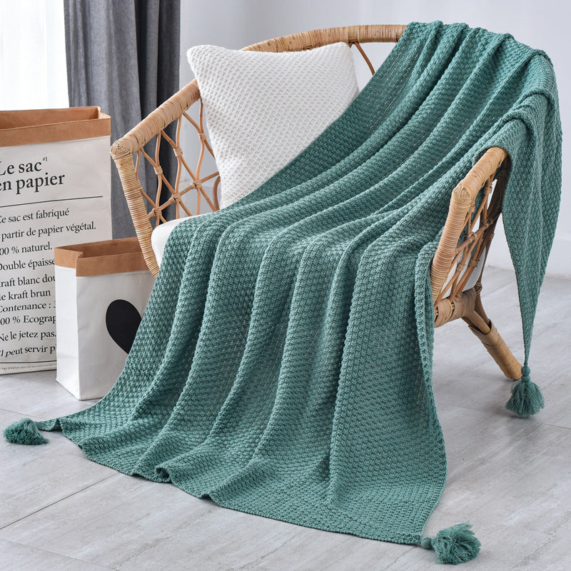 Kvinne Elegant Vaffelstruktur Teppe Skanto