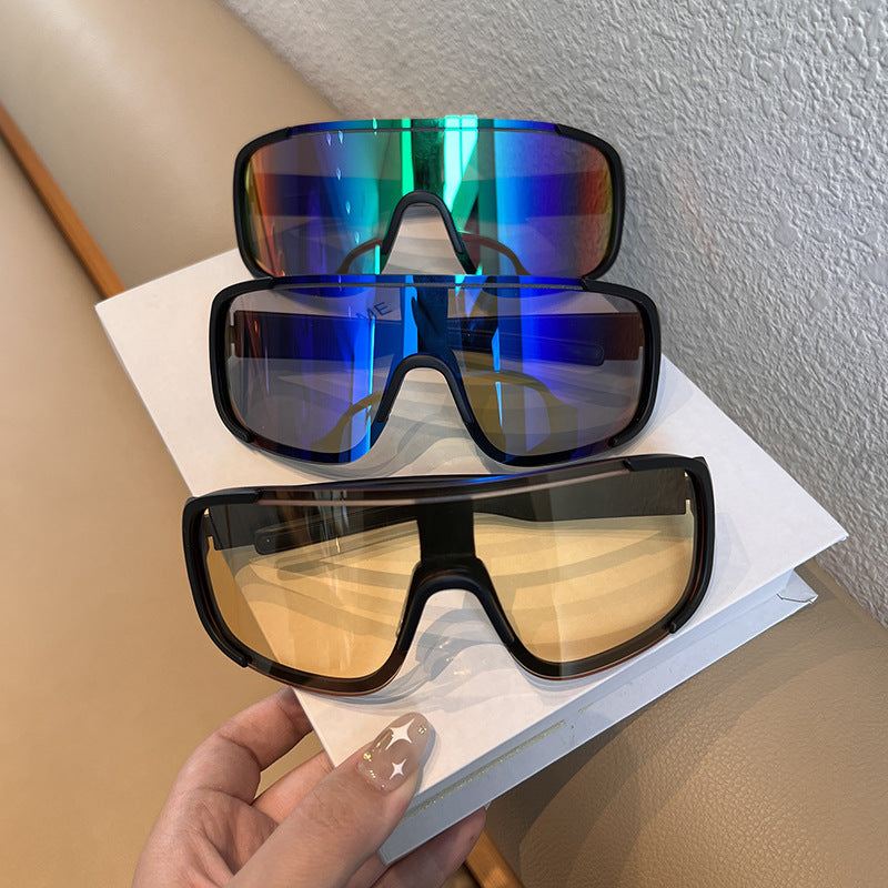 Herre Aerodynamiske Shield Solbriller Skanto