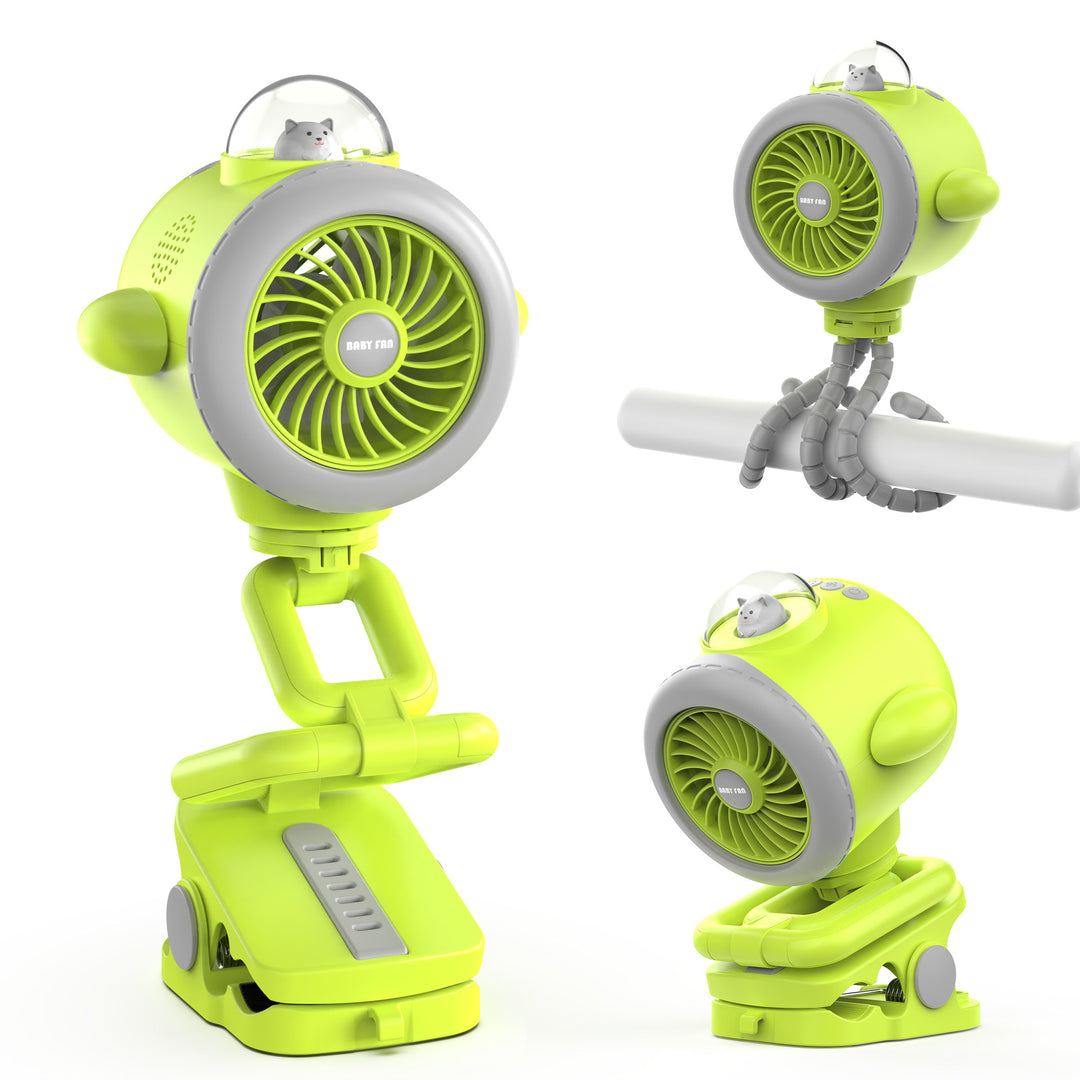 Unisex fleksibel Clip-Ventilator Skanto