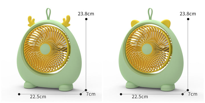 Damer Bærbar Mini-vifte i kawaii dyredesign Skanto