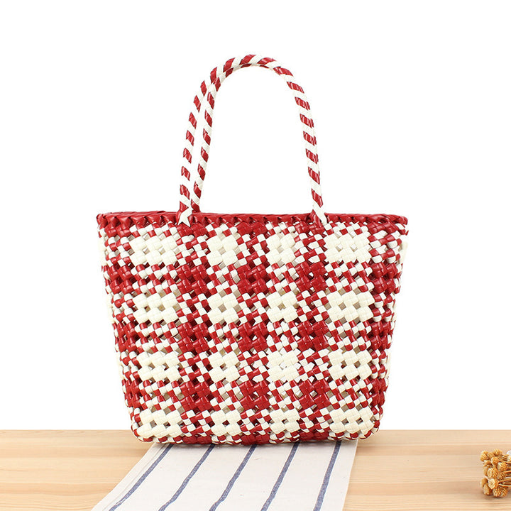 Large tote bag made of braided material Skanto