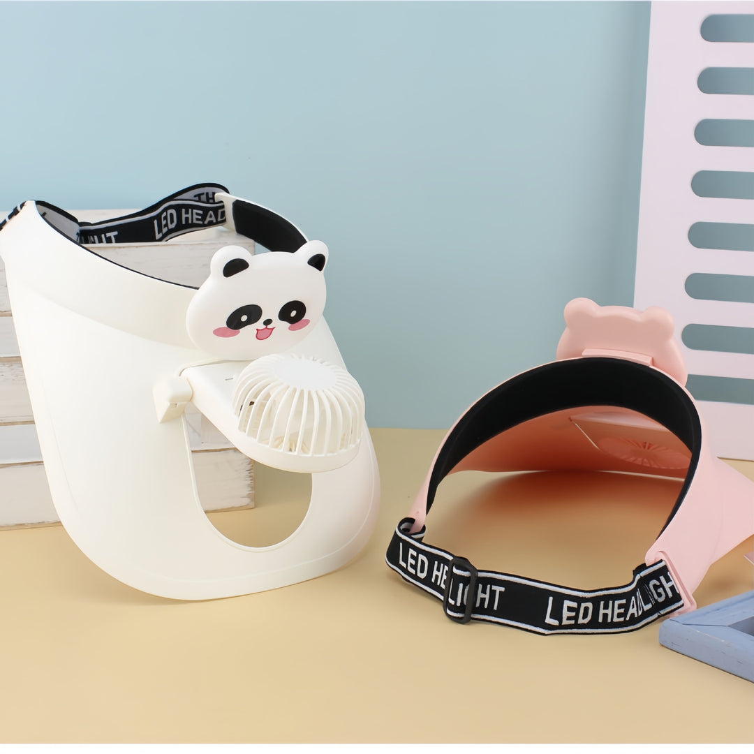 Kvinner Bærbar USB Håndvifte med Lekent Panda Design Skanto