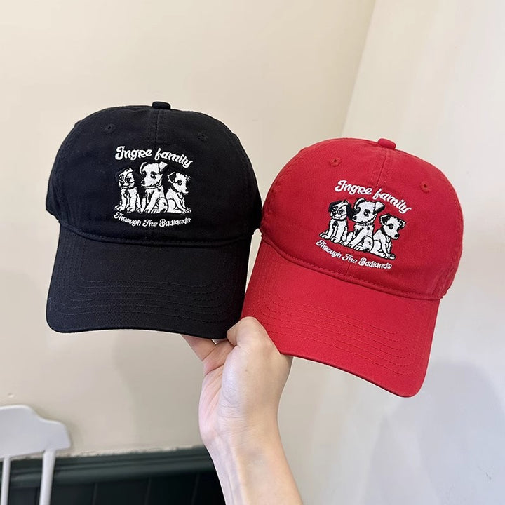 Kvinnenes broderte kjæledyr-tema baseball cap Skanto