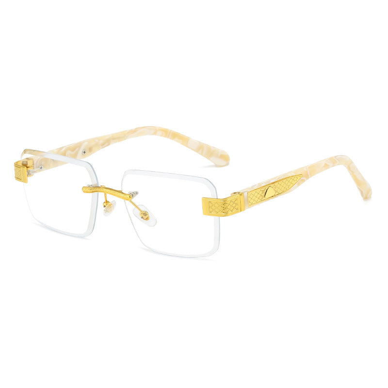 Damer elegant solbrille med luksuriøs, glitrende ramme Skanto