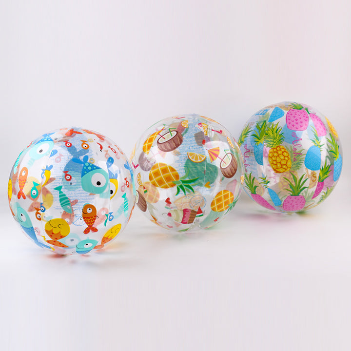 Unisex Oppustbar Lekeball for Strand og Hage Skanto