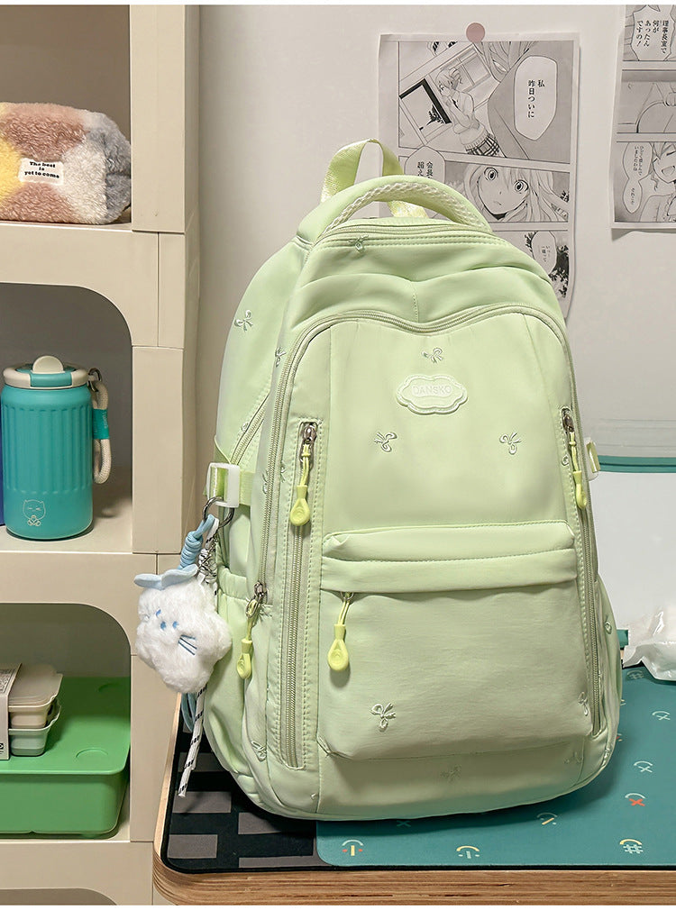 Brodert Multi-Romskompartments Fritids Skole Ryggsekk