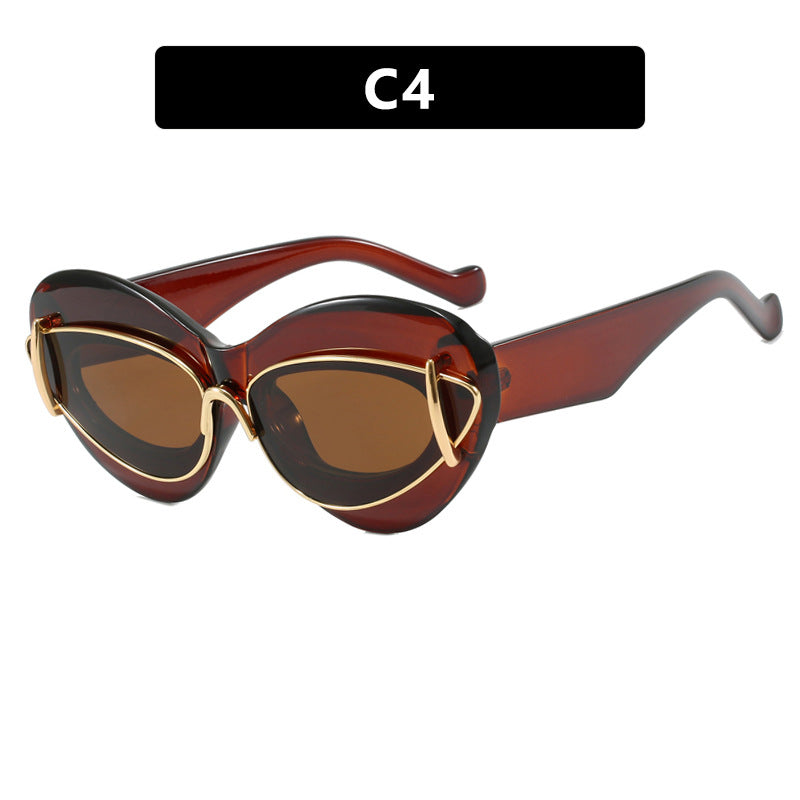 Women's extravagant cat-eye sunglasses Skanto