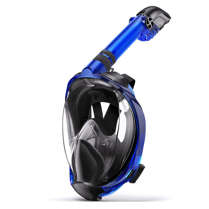 Hel ansikts snorkelmaske med innovativt pustesystem Skanto