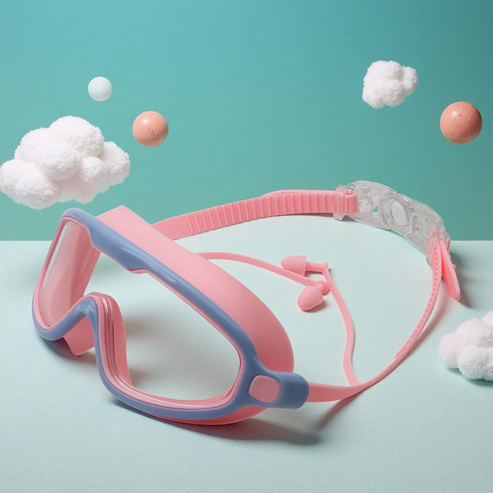 Vanntett svømmebrille med justerbar nesestykket Skanto