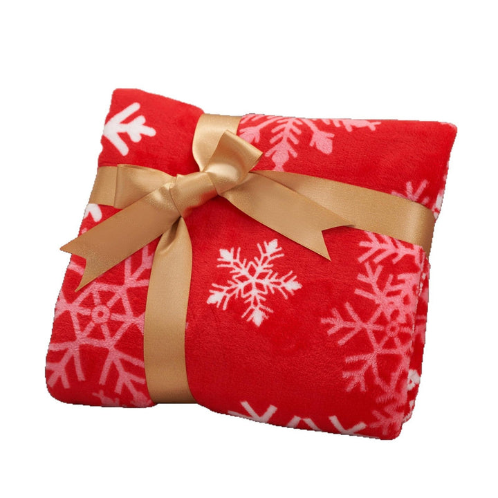 Skanto | Julefilt Myk Flanell Juleplush Ferie Filt