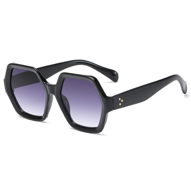 Dame geometrisk lesebrille i markant bikakestruktur-design Skanto