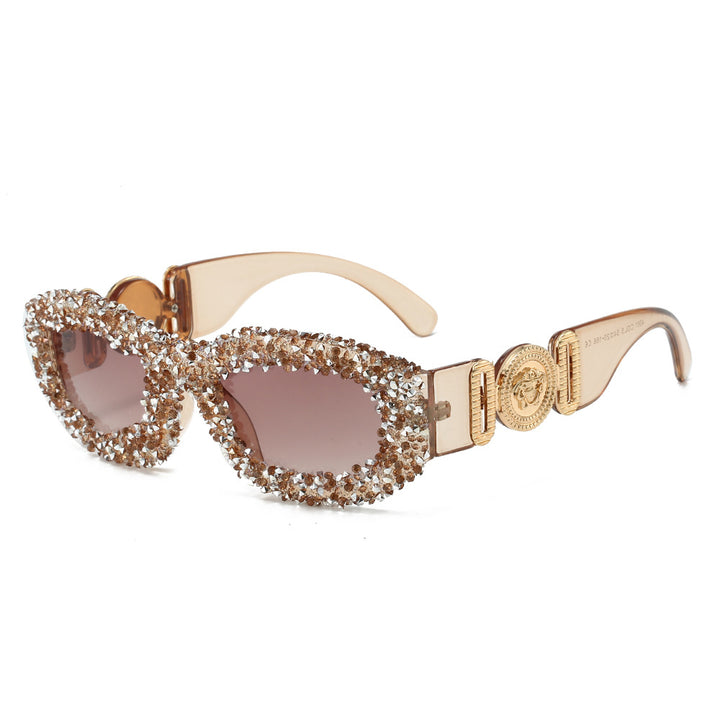 Dame Krystallprydet Solbrille Skanto