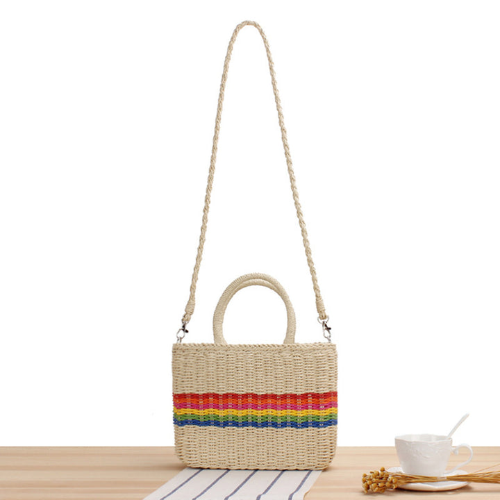 Colorful Basket Bag with Unique Details Skanto