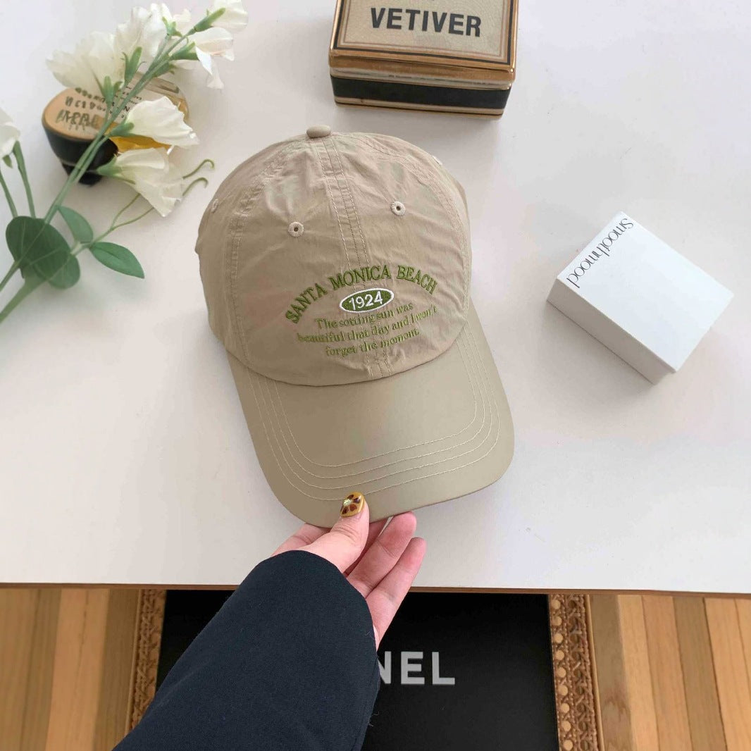 Dame's Casual Brodert Caps Skanto
