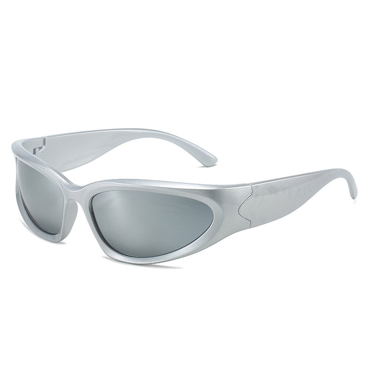 Dame sporty solbriller med ergonomisk design og polariserte glass Skanto