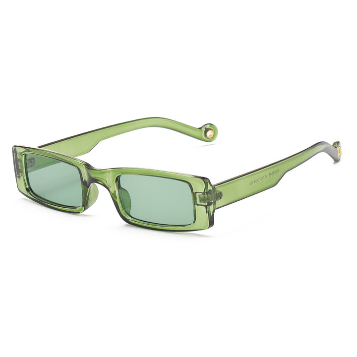 Dame moteriktig solbrille med trendy leopardmønster Skanto