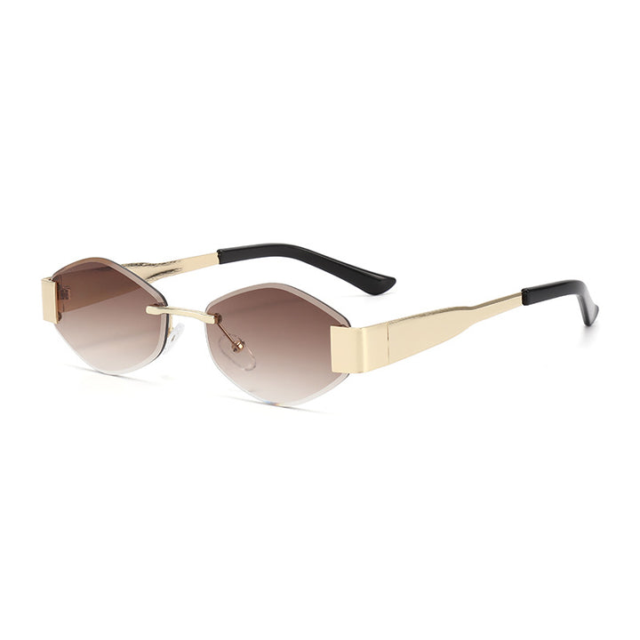 Women's fashionable sunglasses with elegant octagonal frame and UV protection Skanto