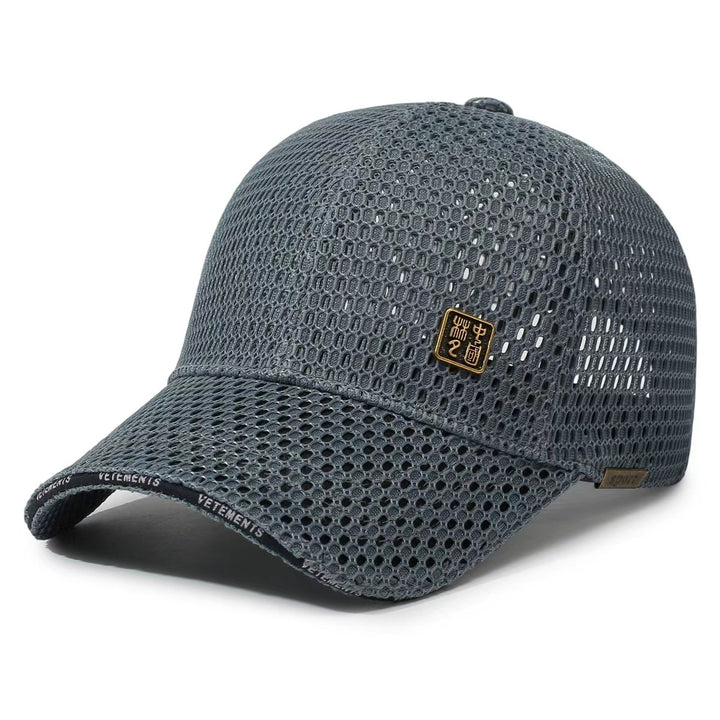 Dame Pustende Sportcaps med Nettedesign Skanto