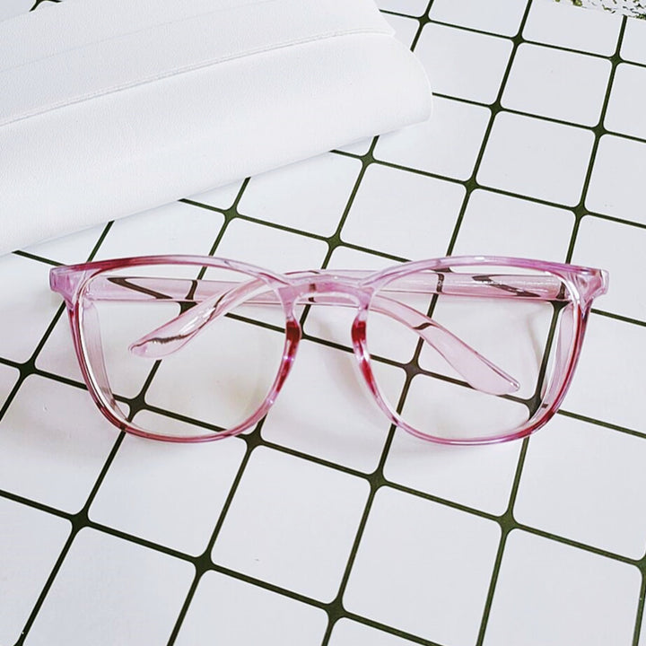 Dame trendy briller med kantet design Skanto