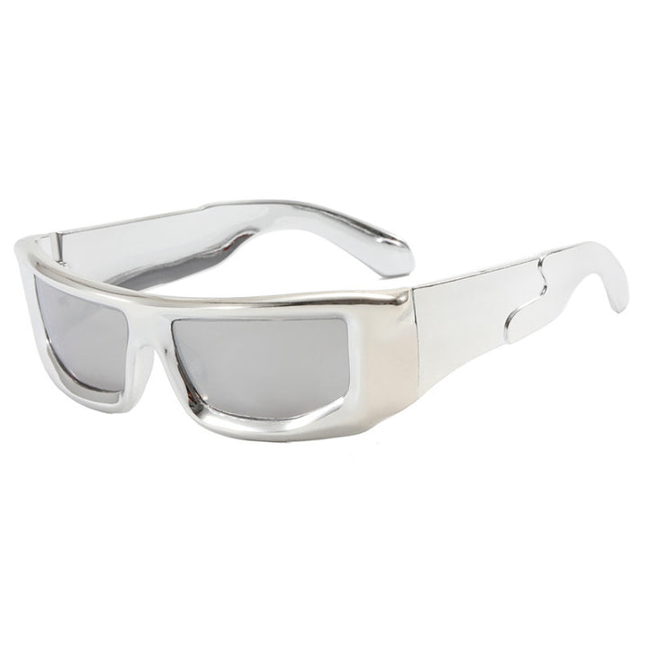 Dame sporty solbriller med stilfull metallramme Skanto