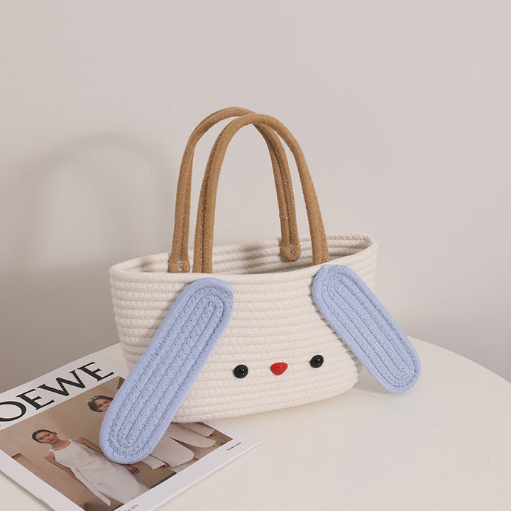 Playful fabric bag with animal motif Skanto