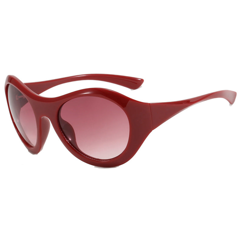 Women's retro-inspired sunglasses with oversized frame and protective lenses Skanto