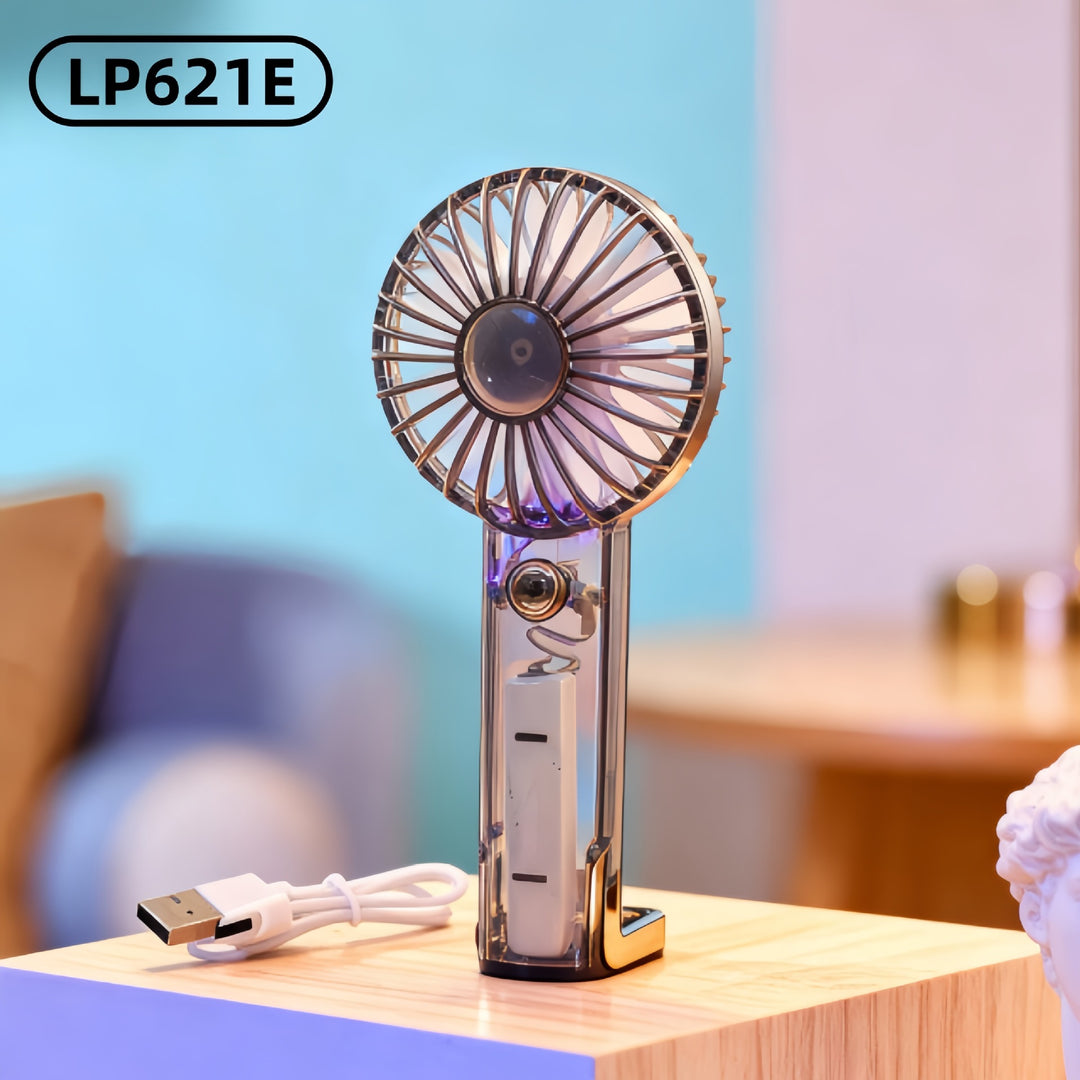 Dame Bærbar USB Håndvifte med ergonomisk grep Skanto