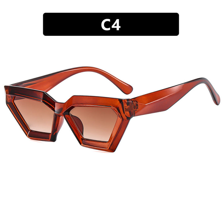 Women's eye-catching sunglasses in unique hexagon design Skanto