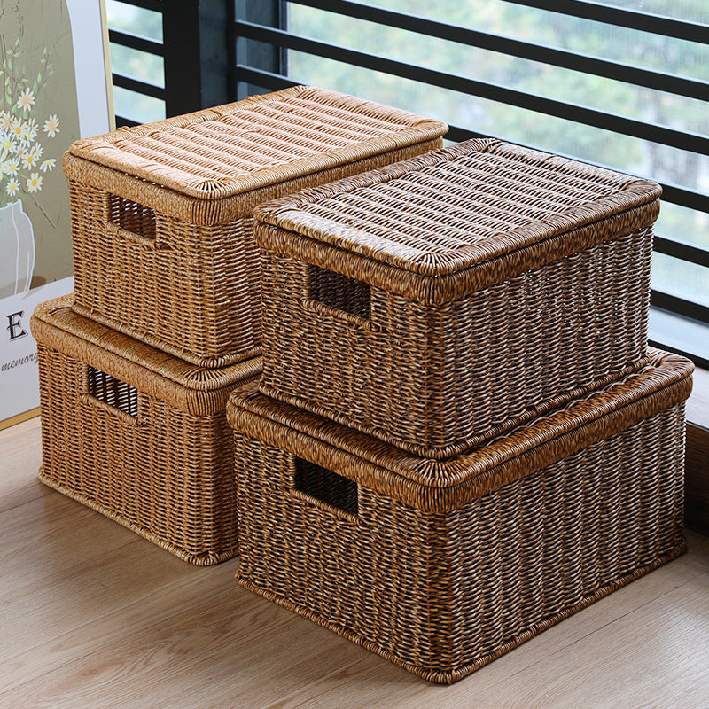 Naturlig Vevd Oppbevaringsboks Skanto
