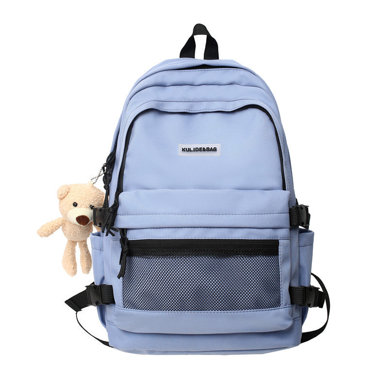 Multi-Pocket Holdbar Skole Ryggsekk
