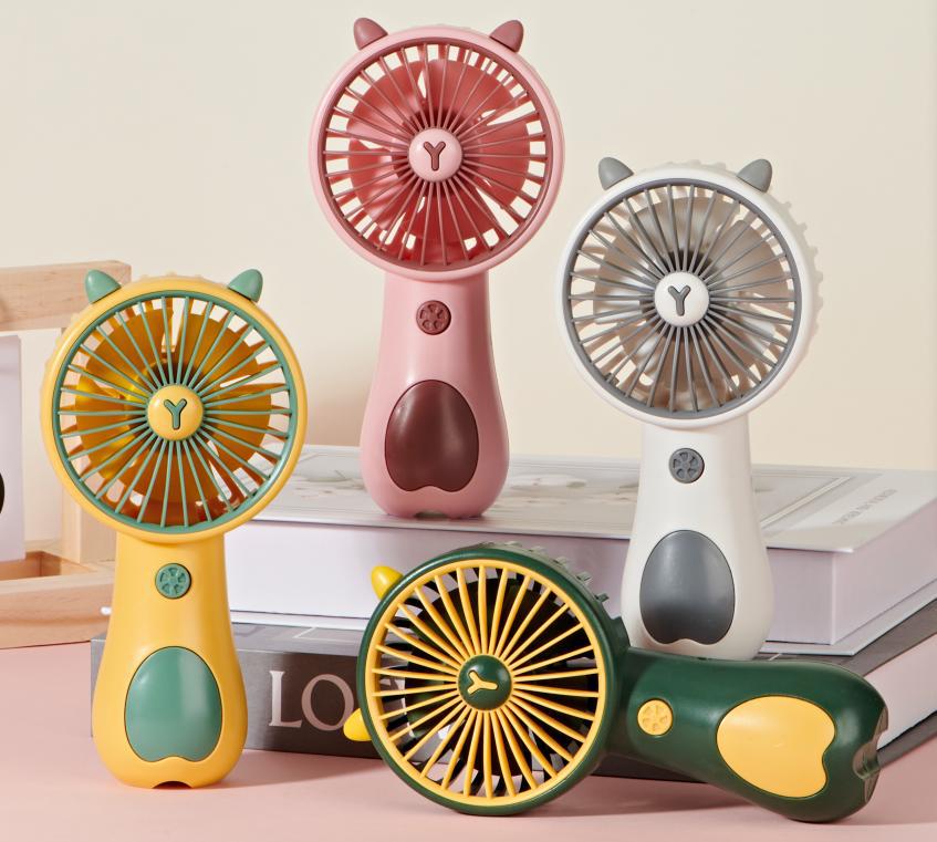 Unisex Bærbar Håndvifte med dyre-design og USB-opladningsfunktion Skanto